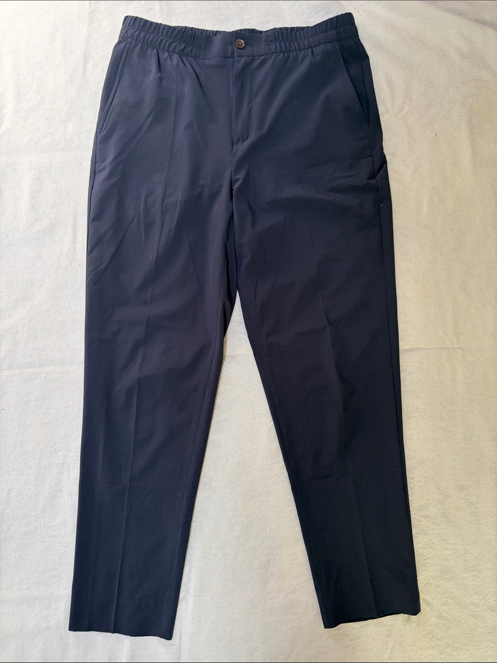 Banana Republic Navy Elastic Waist Dress Pants